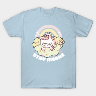 Stay Awake Funny Unicorn T-Shirt